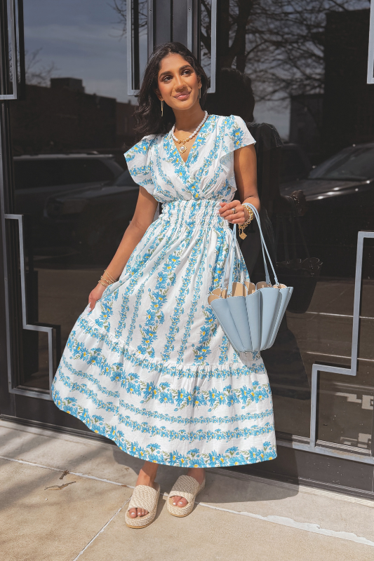 floral midi dress sale Petals + Promises Floral Midi Dress