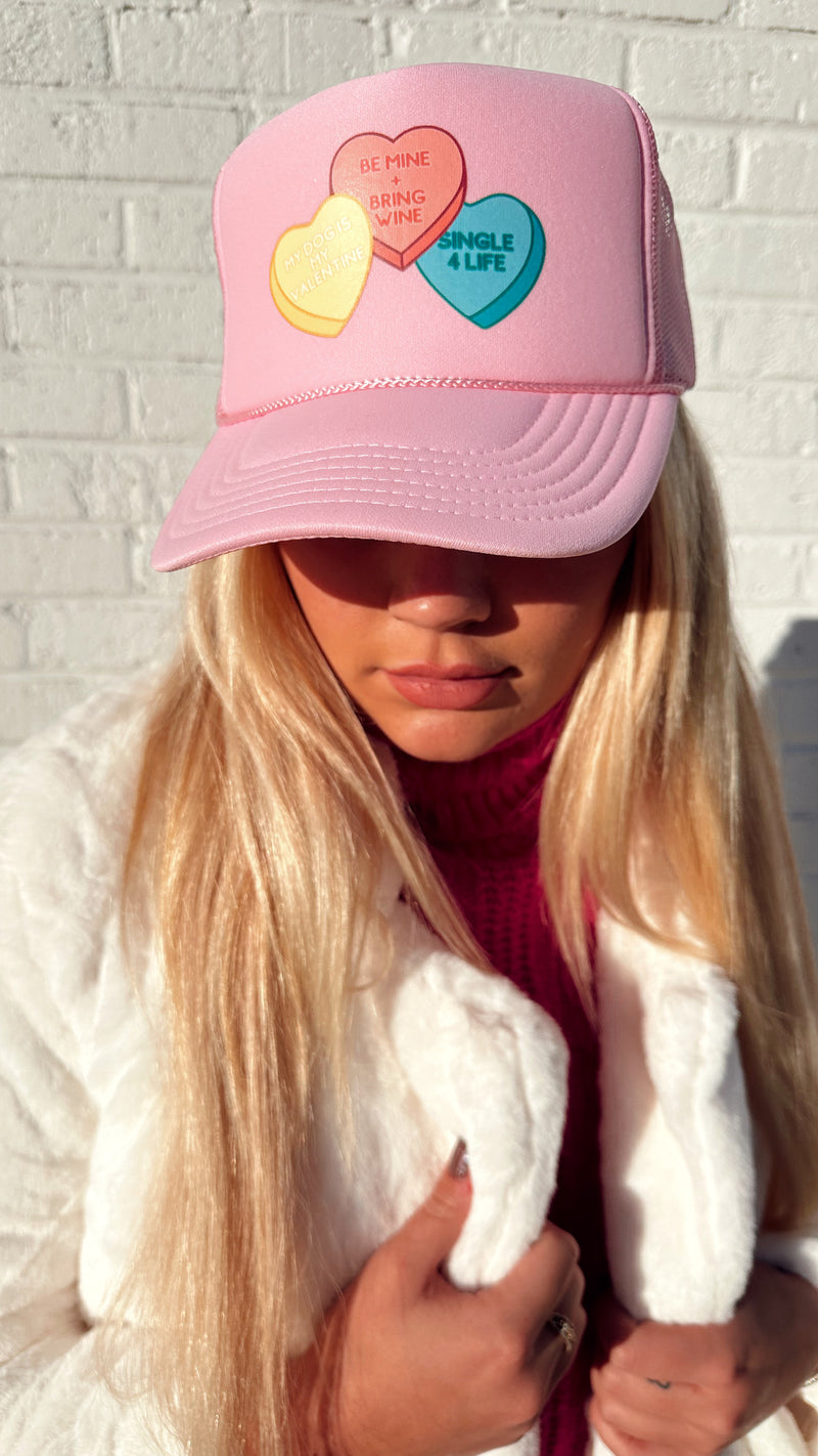 Candy Hearts Hat