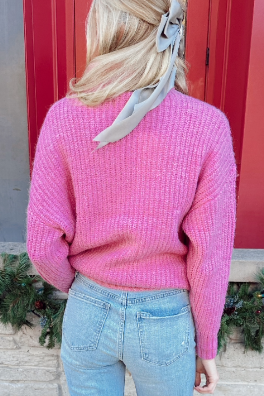 Pistola: Ashley Turtleneck Sweater - Aurora Pink