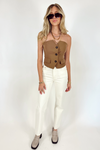 Call My Bluff Taupe Vest