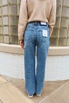 Clare 90's Wide Leg Jean - Leaping Water