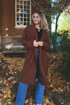 Endless Cuddles Duster Sweater - Brown