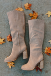 The Shiloh Knee High Boot - Cedar