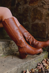 The Harriet Riding Boot - Brown
