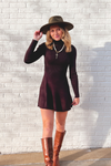 Daphne Dark Chocolate Dress