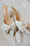Matisse: Goldie Bow Kitten Heel - Cream