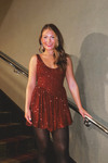 Angelique Sequin Mini Dress - Burgundy