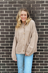 Get Toasted Cardigan - Tan