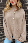 Get Toasted Cardigan - Tan