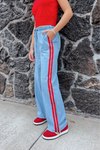 Block Party Denim Track Pants