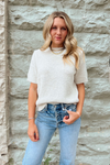 Chic Retreat Short Sleeve Sweater
