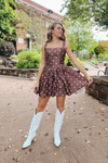 Penelope Polka Dot Mini Dress