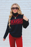 Arkansas Railway Rolled Sweater - Black