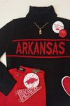 Arkansas Railway Rolled Sweater - Black
