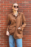 Carolina Oversized Suede Jacket