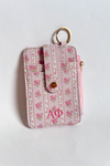 Greek Floral Cardholder Keychain