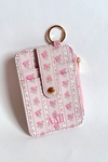 Greek Floral Cardholder Keychain