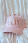 Greek Pastel Letters Hat