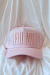 Greek Pastel Letters Hat
