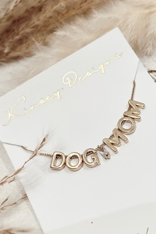 Dog Mom Slide Necklace