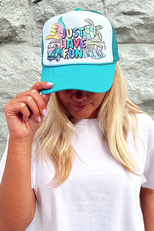 Just Have Fun Patch Trucker Hat