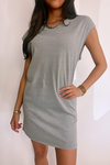 On The Move Dress -Gray