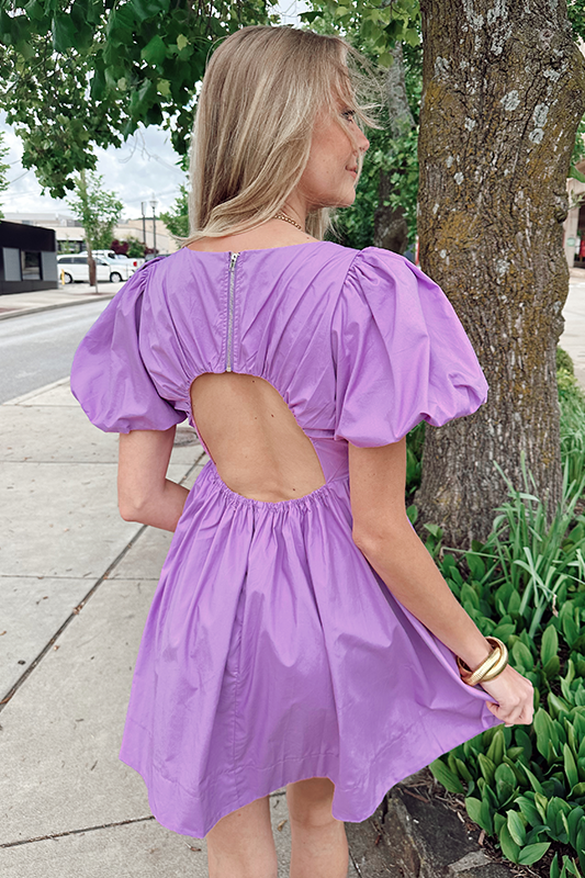 Purple Rain Mini Dress