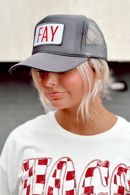 Social Statement: FAY Trucker Hat - Black
