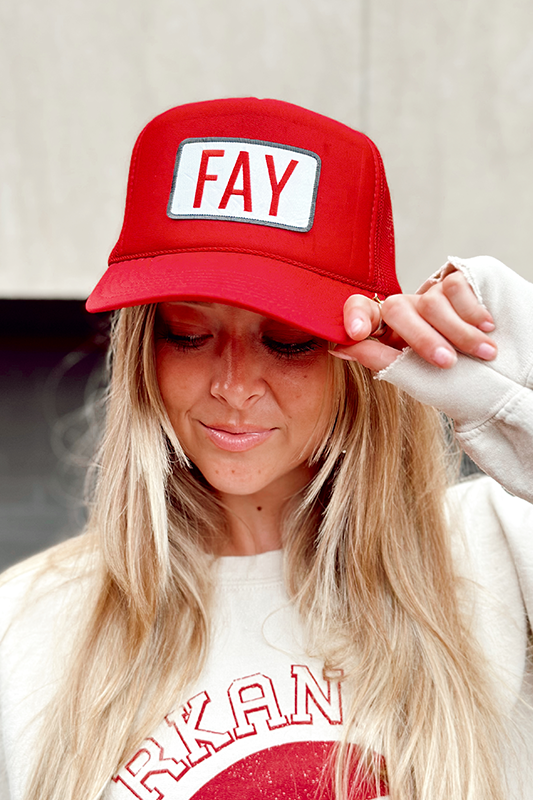 FAY Trucker Hat - Red
