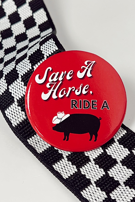 Save A Horse Button