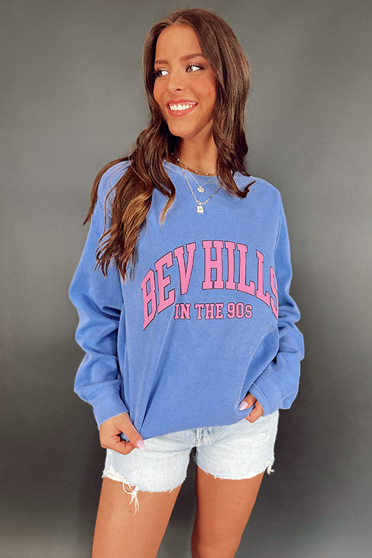 Bev Hills In The 90's Oversized Sweatshirt
