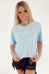 Social Statement: University Embroidered Tee
