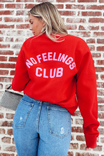 No Feelings Club Oversized Sweatshirt