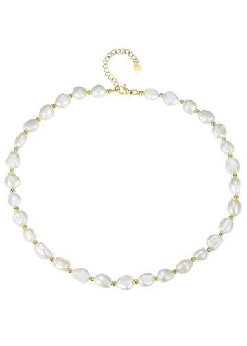 HJane Jewels: Beaded Pearl Necklace