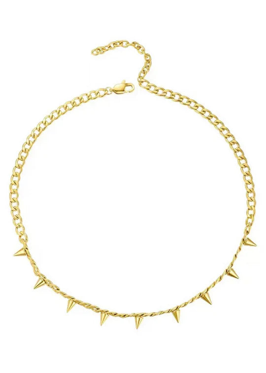 HJane Jewels: Spike x Curb Chain Necklace