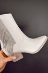 Bling'd Out Boots -White