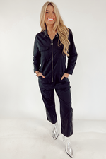 Pistola: Olivia Relaxed Jumpsuit -Fade To Black