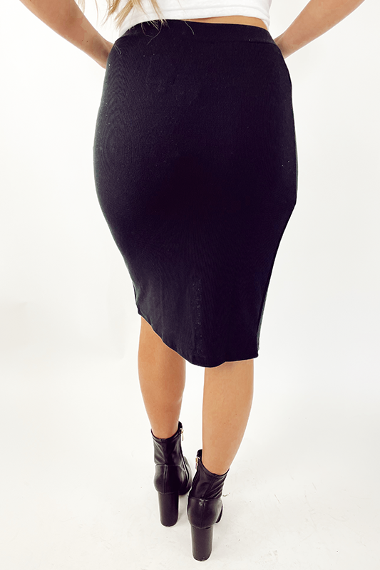 Chaser: Wrap Front Pencil Skirt
