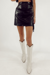 Tailgate Queen Leather Fringe Skirt