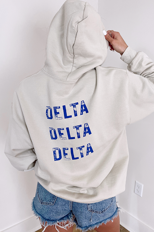 Lucky Me Hoodie - Tri Delta